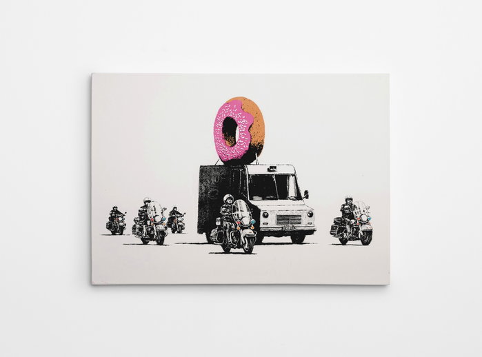 Wallity Lienzo Decorativo Banksy 70 x 100 cm